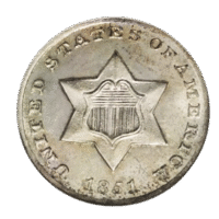 Three Cent ( sliver Coin )